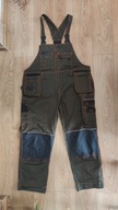 DUŻE spodnie robocze na szelkach ORION r. 64, na 182 wzostu- PLUS SIZE XXXL