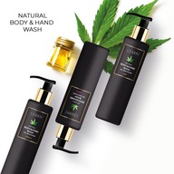 LIVIOON Żel pod prysznic z olejem konopnym WANILIA