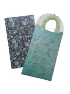 Torebka prezentowa zamykana karton craft mix wzorów komplet 10 szt