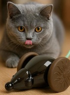 INTERAKTYWNA ZABAWKA DLA KOTA BIEGAJĄCA MYSZ UCIEKAJĄCA MYSZKA RUCHOMA USB