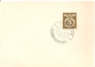 TRZECIA RZESZA -kartka -stempel ozdobny -1944 rok