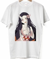 Koszulka Męska Bawełniana Z Nadrukiem Demon Slayer Anime T-Shirt