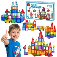 KLOCKI MAGNETYCZNE KONSTRUKCYJNE HAPPY KIDDO PREZENT NA DZIEŃ DZIECKA