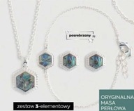 POSREBRZANY KOMPLET BIŻUTERII AMELIA AVON