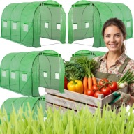 FOLIA ZAMIENNA DO TUNELU OGRODOWEGO FOLIOWEGO WZMOCNIONA FOLIAK 6M2 3X2X2M