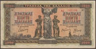 Grecja 5000 drachm 1942 - A