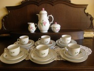 Serwis do kawy firmy Furstenberg wzór miśnieński