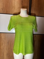 Jak nowa neon zieleń lejąca wzorki 40!