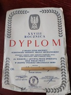 Dyplom ORMO Warszawa