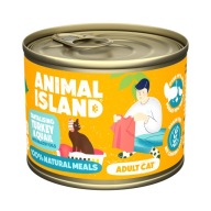 Animal Island karma mokra dla kota indyk przepiórka 200 g