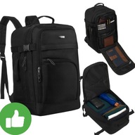 PLECAK ROVICKY 40X25X20 BAGAŻ PODRĘCZNY RYANAIR WIZZAIR LEKKI CZARNY