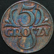5 groszy 1930 - przyzwoity egzemplarz