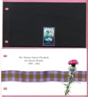 Isle of Man WlkBrytania 2002 PRES.PACK rody Królowa Matka Elżbieta I, Mi12€