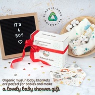 Otulacze Kocyki Pieluszki Bambusowe 80x80 3szt od RelaxedBobo Baby Shower