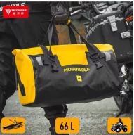 Torba motocyklowa rolka ROLLBAG 66L na siedzenie tył wodoodporna ŻÓŁTA