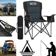 Krzesło turystyczne z oparciem Overmont OM-Chair do 175kg - NATURA SPOKÓJ