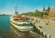 SZCZECIN - DWORZEC MORSKI - STATEK "ALINA" - AUTOBUS SAN