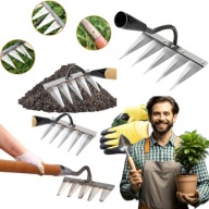 GRABKI OGRODOWE DO CHWASTÓW ZIEMI GLEBY PLEWIENIA MOCNE STALOWE NARZĘDZIE
