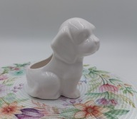 Pies szczeniak śliczny pojemnik z porcelany 14,5cm