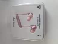 Słuchawki bezprzewodowe dokanałowe Happy Plugs różowe 7613 8 godzin