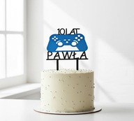 topper na tort dekoracja personalizacja PAD !!WYBÓR KOLORÓW