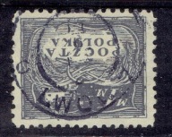 WYDANIE MARKOWE Fi 92 dc B CZARNO LILA kas LWÓW ODMIANY KOLORÓW PAP GŁADKI