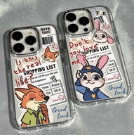 Uroczy case na iPhone 14 Pro Max - Zwierzogród Judy Hopps Nick Wilde