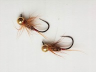 SZTUCZNA MUCHA NIMFA JIG #10 Red/Brown Killer
