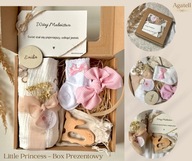 Prezent dla niemowlaka Zestaw Box prezentowy Baby shower Dziewczynki