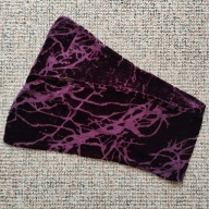 Szal dwuwarstwowy z jedwabiu naturalnego kolor buraczkowy