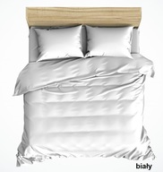 pościel bawełna lux 200x220 + 2x70x80 zamek B 501 biała
