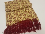 FULAR PLASTRON MĘSKI SZALIK JEDWAB WEŁNA ANGIELSKI DIAMANTINE