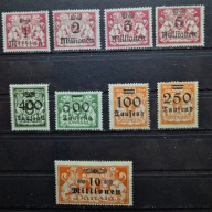 WM Gdańsk 1923, Mi.158 - 168 czyste.