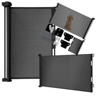 Bramka roleta zabezpieczająca do drzwi schodów tarasu czarna 160cm