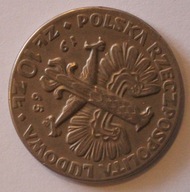 10 ZŁ ZŁOTYCH 1965 WARSZAWSKA NIKE - SKRĘTKA ok. 110 STOPNI