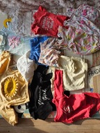 Zestaw ubrenek dla dziewczynki rozmiar 80 wiosna lato