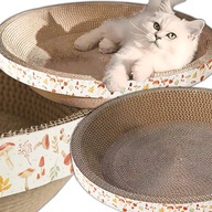 DRAPAK DLA KOTA 2W1 LEGOWISKO POSLANIE DOMEK TEKTUROWY DUZY KARTON SOLIDNY