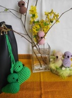 Szydełkowe ptaszki - zawieszki