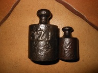 2 STARE ODWAŻNIKI FUNTOWE