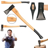 SIEKIERA ROZŁUPUJĄCA DO ŁUPANIA DUŻA 2KG DREWNIANY TRZONEK YATO