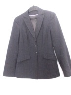 TALL THE LOOK GRAFITOWY ELEGANCKI ŻAKIET PRĄŻEK 36 38