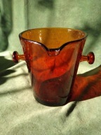 Józef Podlasek - szkło napowietrzane antico krater na lód