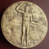 MEDAL - IGRZYSKA OLIMPIJSKIE MOSKWA 1980 sygn.MW