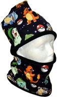KOMPLET ZIMOWY CZAPKA + KOMIN Styl POKEMON JESIENNO ZIMOWY OCIEPLANY