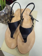 Sandały czarne Rinascimento r. 37 Italy Outlet !!!