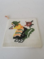KILIM MAKATKA HAFTOWANA DO POWIESZENIA SKANDYNAWSKA ORYGINALNY