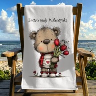 Ręcznik, Walentynki 55/75cm