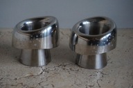 GEORG JENSEN ROYAL COPENHAGEN ŚWIECZNIKI ŚWIĄTECZNE 2x danish design ZESTAW