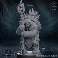 Old Yakkani Elder - Titan Tides - figurka RPG DnD D&D - druk 3D 14K