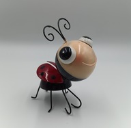 Biedronka z metalu metaloplastyka - figurka - bardzo ładna